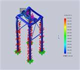 垂直式垃圾压缩中转站3d图纸 焊接框架分析+说明垃圾处理3d模型缩略图